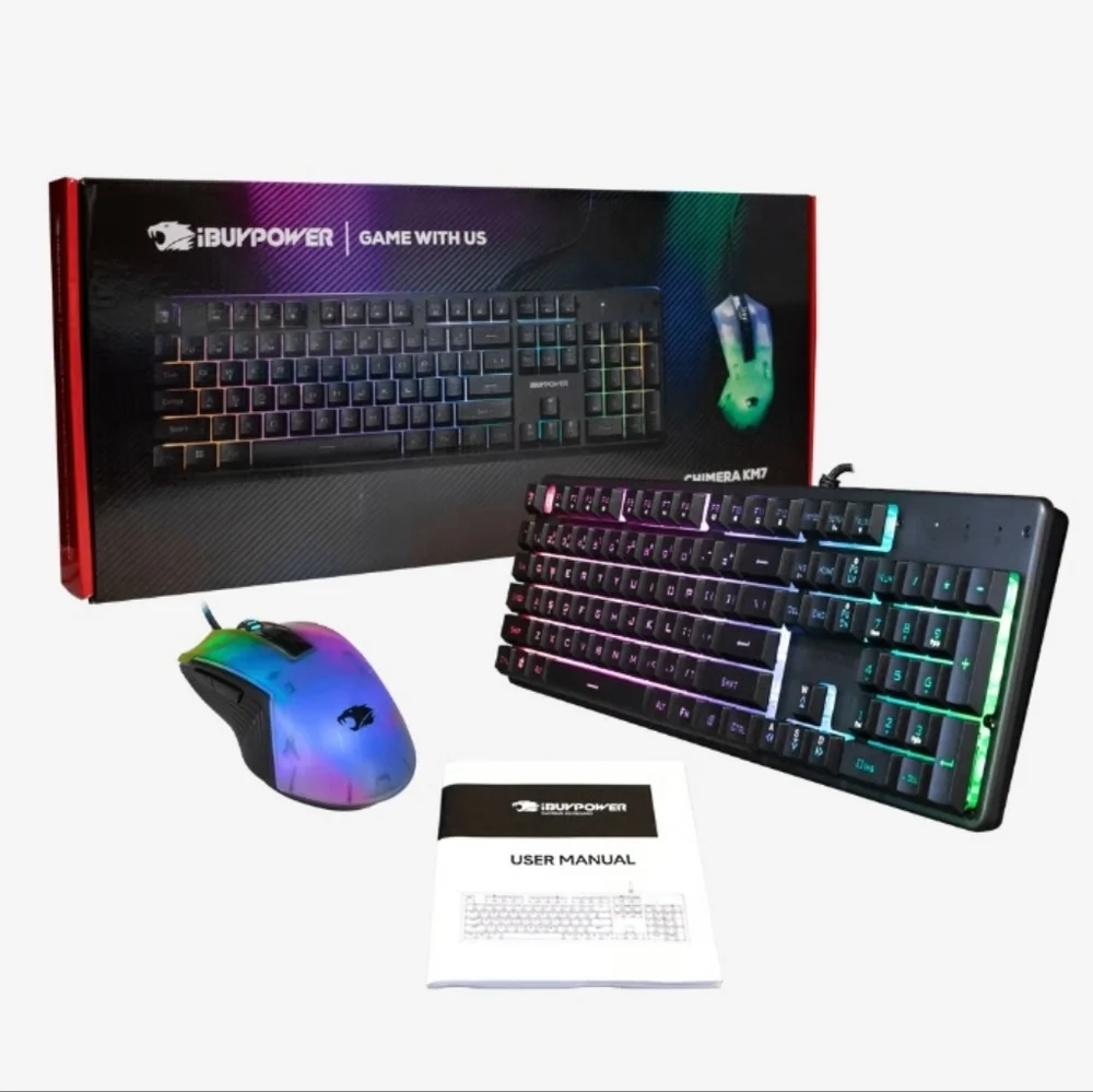iBUYPOWER Chimera KM7 RGB Keyboard Mouse Combo